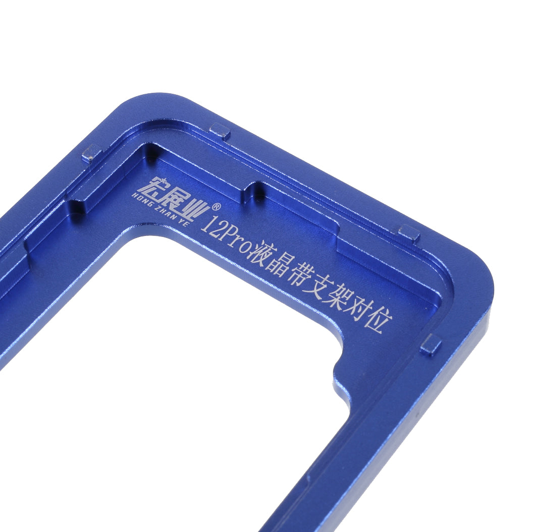 Metal LCD Touch Screen Alignment Mould Holder + Protective Pad for iPhone 12 Pro 6.1 inch