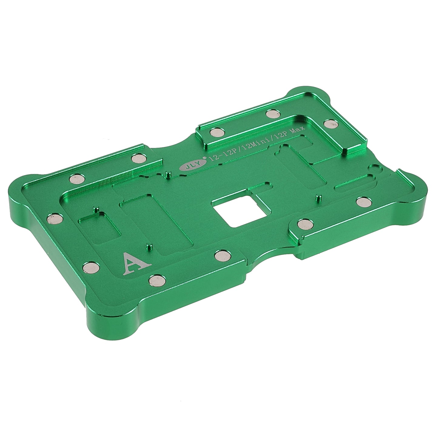 JLY 10-in-1 Magnetic-Absorbed Motherboard Holder Fixture Set for iPhone X/XS 5.8 inch/XS Max 6.5 inch/11 6.1 inch/11 Pro 5.8 inch/11 Pro Max 6.5 inch/12 6.1 inch/12 Pro 6.1 inch/12 Pro Max 6.7 inch