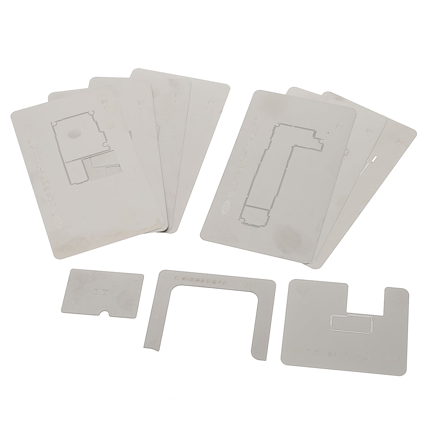 JLY 10-in-1 Magnetic-Absorbed Motherboard Holder Fixture Set for iPhone X/XS 5.8 inch/XS Max 6.5 inch/11 6.1 inch/11 Pro 5.8 inch/11 Pro Max 6.5 inch/12 6.1 inch/12 Pro 6.1 inch/12 Pro Max 6.7 inch