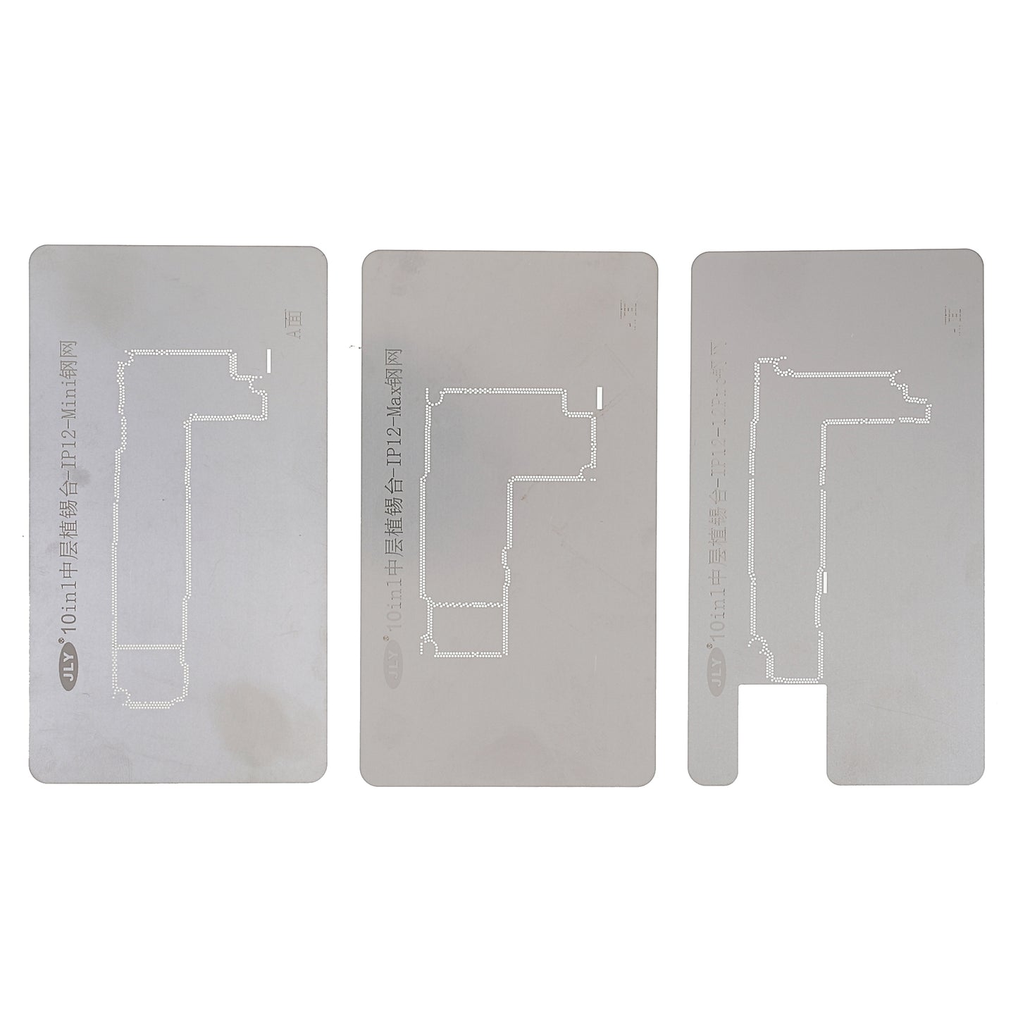 JLY 10-in-1 Magnetic-Absorbed Motherboard Holder Fixture Set for iPhone X/XS 5.8 inch/XS Max 6.5 inch/11 6.1 inch/11 Pro 5.8 inch/11 Pro Max 6.5 inch/12 6.1 inch/12 Pro 6.1 inch/12 Pro Max 6.7 inch