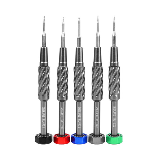 Relife RL-728 5Pcs/Set 2D S2 Steel Special Screwdrivers Repair Tools Kit for Mobile Phone Repair
