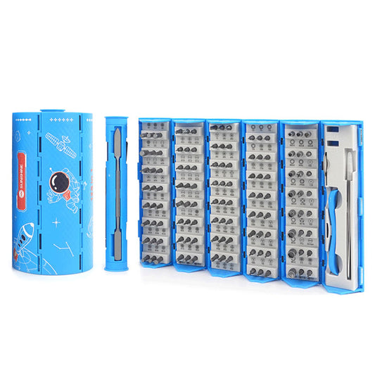 Uniqkart SS-5120 128-in-1 Precision Screwdriver Set 120Pcs Alloy Steel Bits for Mobile Phone Home Use Repair Tools