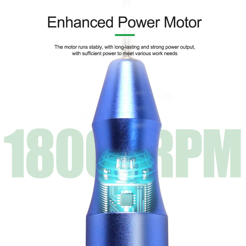 Relife RL-068B Smart Mini Electric Polishing Pen Cutting Grinding Engraving Kit for Motherboard Repair Tools