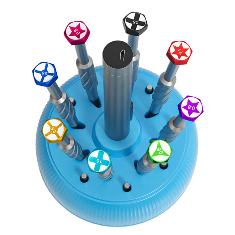 Relife RL-078 Multi-functional Magnetic Screwdriver Box 360-degree Rotating Storage Box