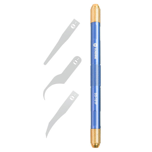 Uniqkart SS-101F Chip Repair Advanced Blade Set Non-slip Handle Glue Removal Tool for Mobile Phones