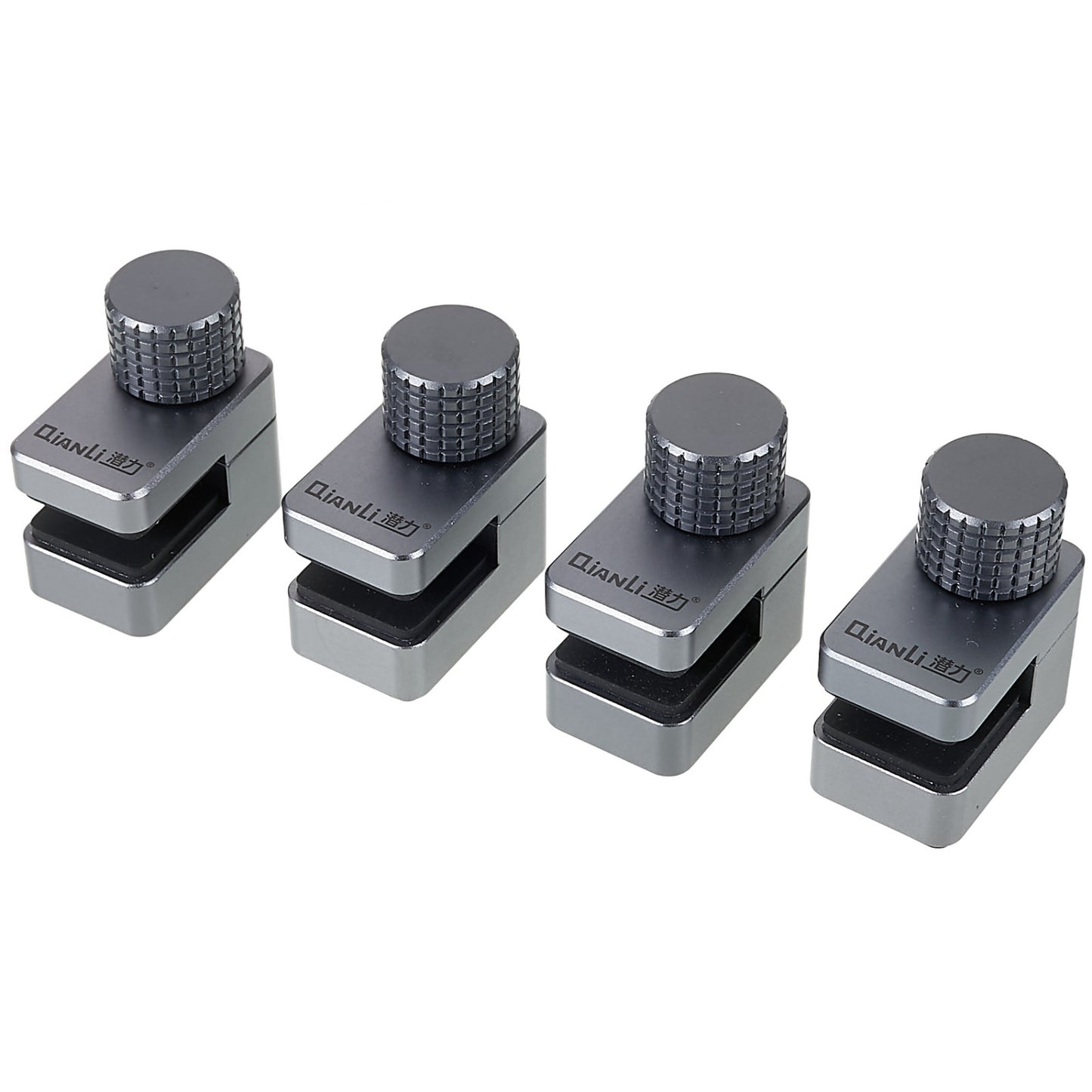 Uniqkart iClamp Plus 4Pcs / Set Cell Phone LCD Fix Clamp Alloy Screen Clip Compatible with Mobile Phones Tablets