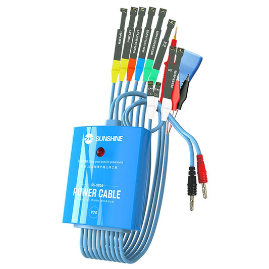 Uniqkart SS-905A V7.0 Dedicated Power Cable for iPhone 6-13 Series + SAM Series, Mobile Phone Repair Power Cord
