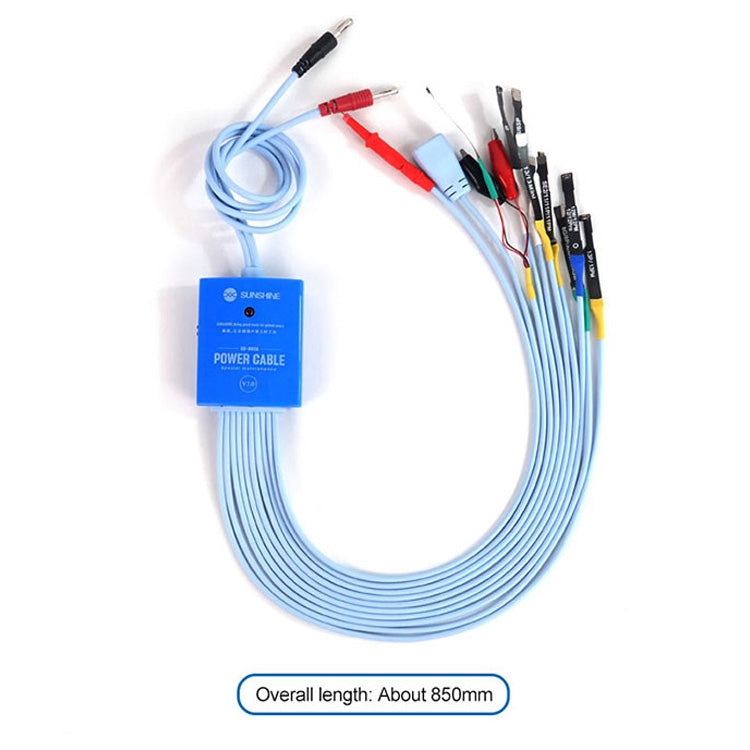 Uniqkart SS-905A V7.0 Dedicated Power Cable for iPhone 6-13 Series + SAM Series, Mobile Phone Repair Power Cord
