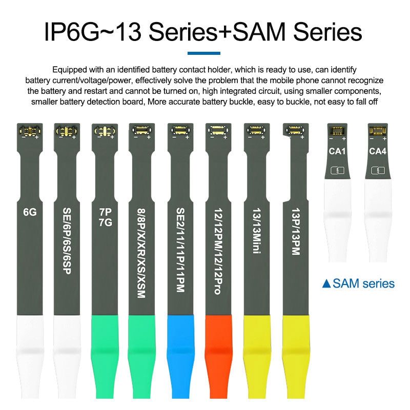 Uniqkart SS-905A V7.0 Dedicated Power Cable for iPhone 6-13 Series + SAM Series, Mobile Phone Repair Power Cord