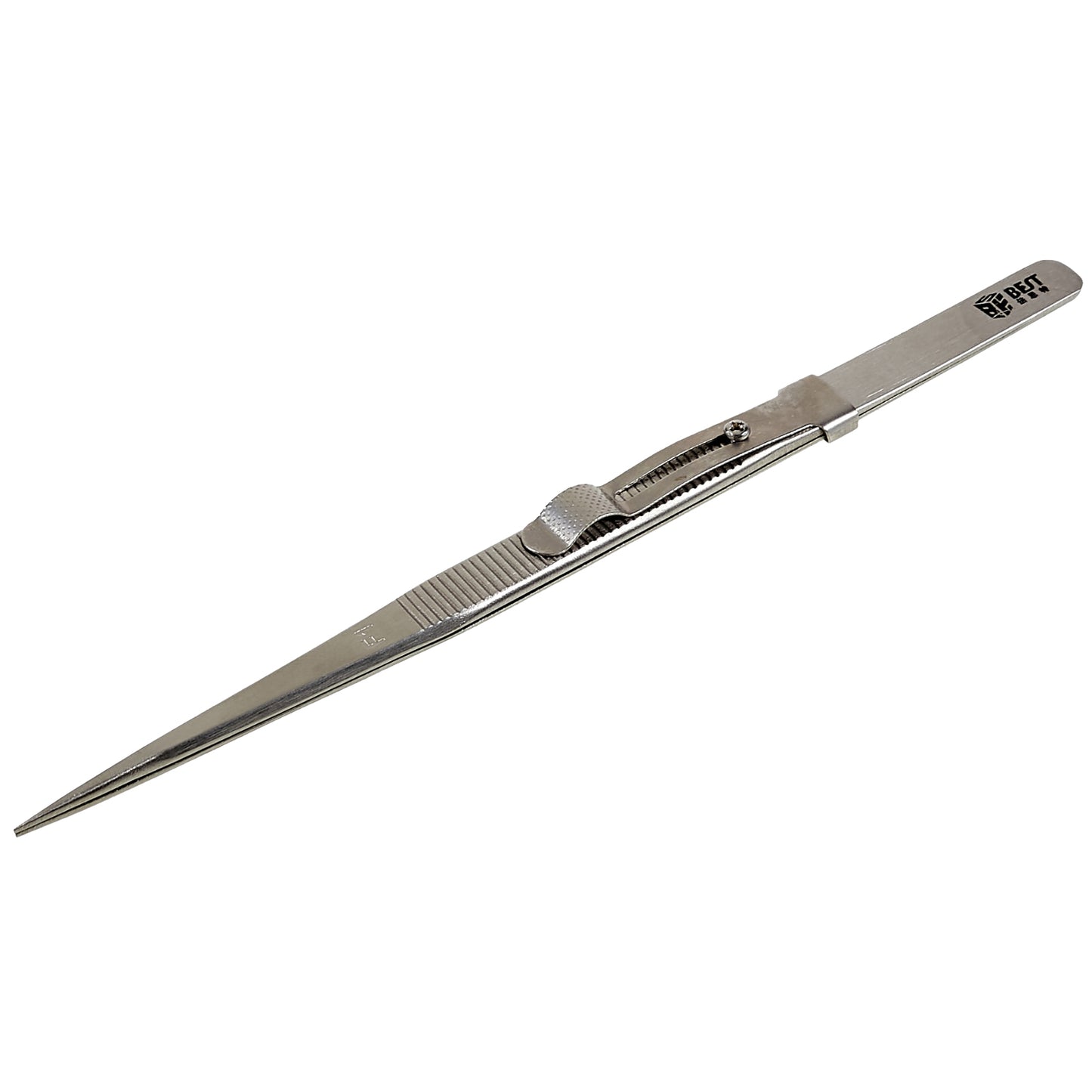 Uniqkart BST-F1 202 Stainless Steel Tweezers Slide Buckle Design Diamond Gem Jewelry Making Craft Tool