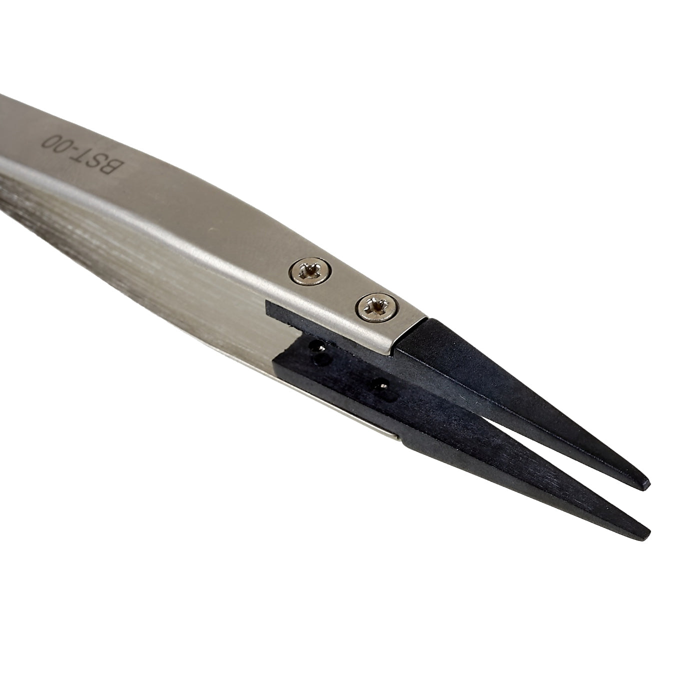 Uniqkart BST-00 Anti-Static Tweezers PPS Plastic Head Tweezers Mobile Phone Tablet Precision Repairing Tool