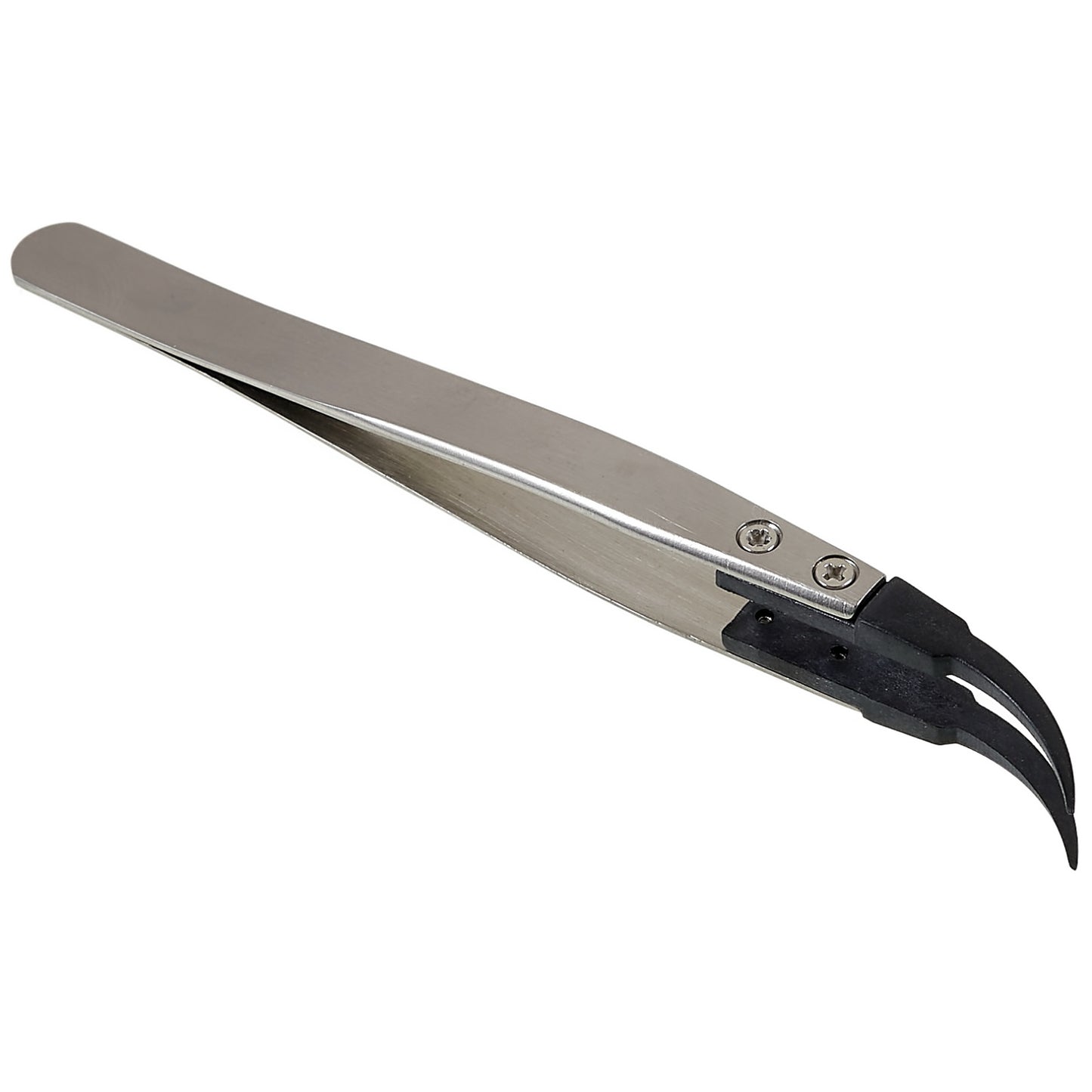 Best BST-7A Bent Tip Tweezers Anti-Static PPS Coated Tweezers for Mobile Phone Tablets Maintenance