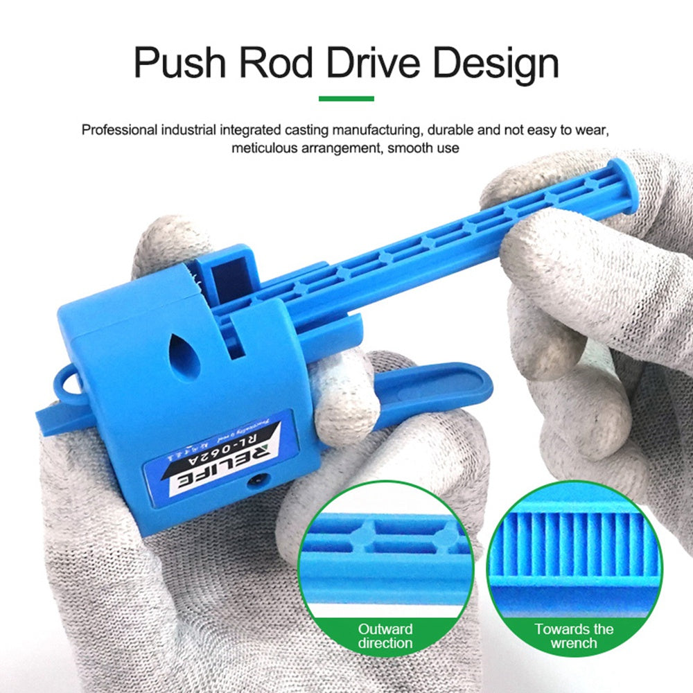 Relife RL-062A Manual Glue Gun with 2 Different Needle Booster Handheld Glue Guns for 10CC Syringe Oil, Solder Paste