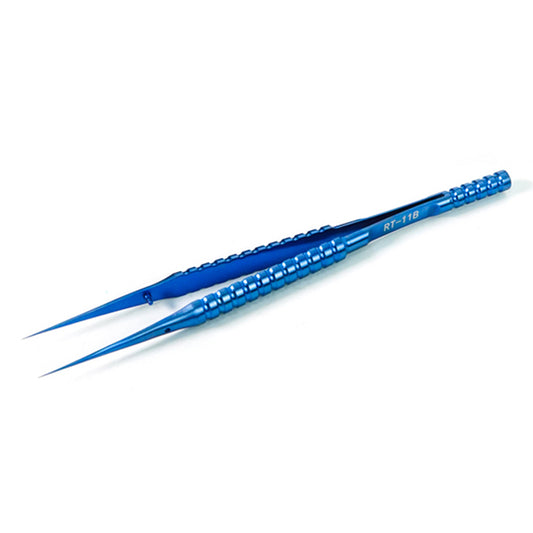 Relife RT-11B Straight Tip Tweezers Titanium Alloy 0.15mm Tip Precision Tweezers Professional Maintenance Tool