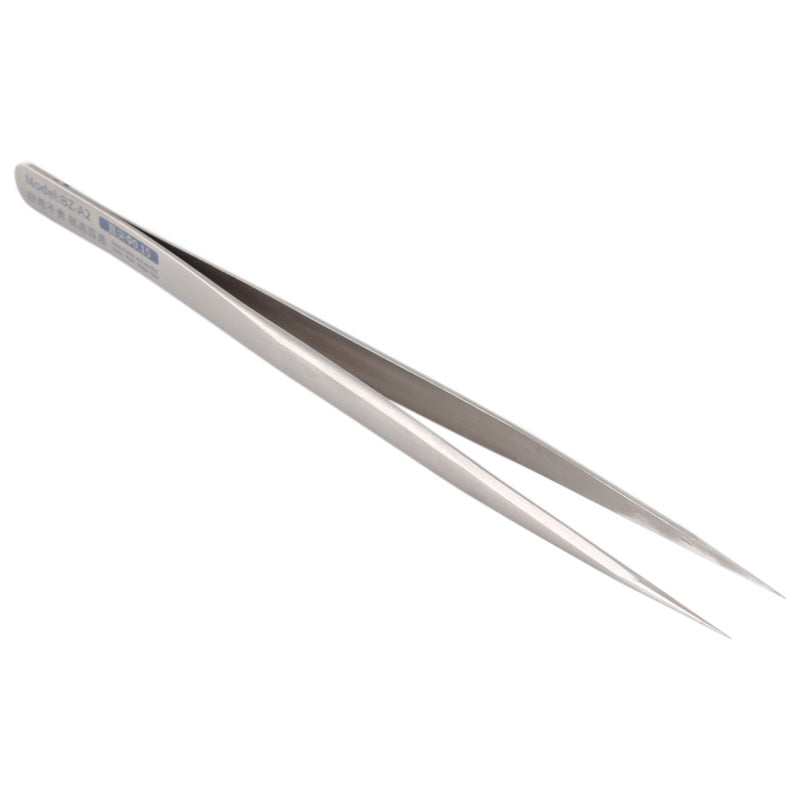 Mega-Idea BZ-A1 0.1mm Fine Tweezers Stainless Steel Straight Pointed Tip Tweezers Electronic Device Repair Tool