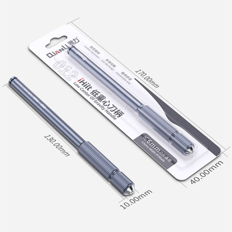 Uniqkart iHilt 012 Low Center of Gravity Handle Blade Head Aluminum Alloy Handle Anti Skid Glue Removing Tool