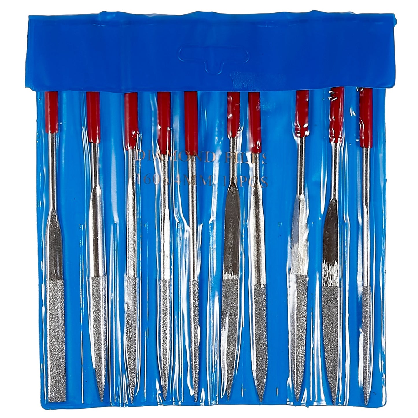 Uniqkart 10Pcs Diamond Needle File Set Mini Hand Tools Ceramic Crafts DIY Wood Rasp File Needle Jewelry Polishing Carving Diamond File