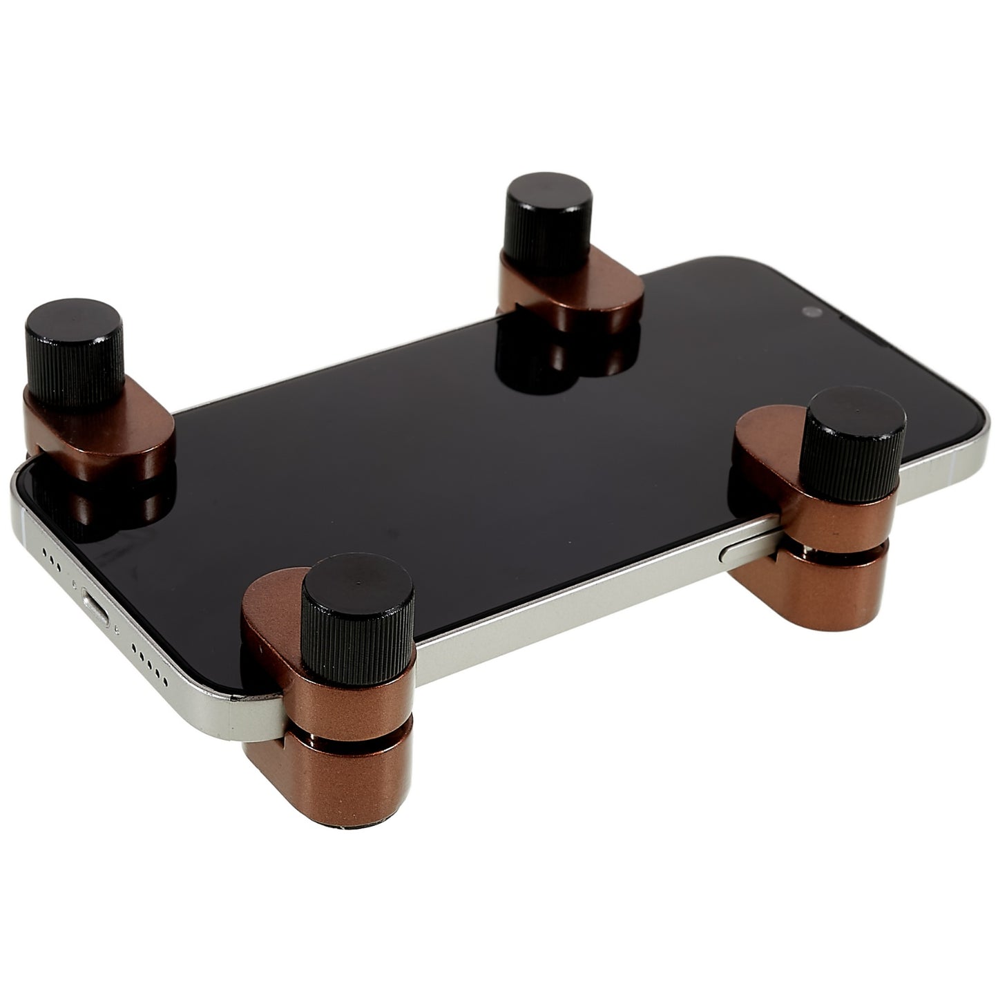 TE-798 4Pcs / Set Universal Phone LCD Screen Fix Clamp Aluminium Alloy Fixing Clip Cellphone Tablet Screen Repair Fixture