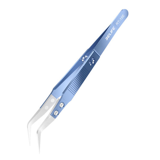 Relife RT Precision Ceramic Tweezers Titanium Alloy High Temperature Resistant Tweezers - RT-15E