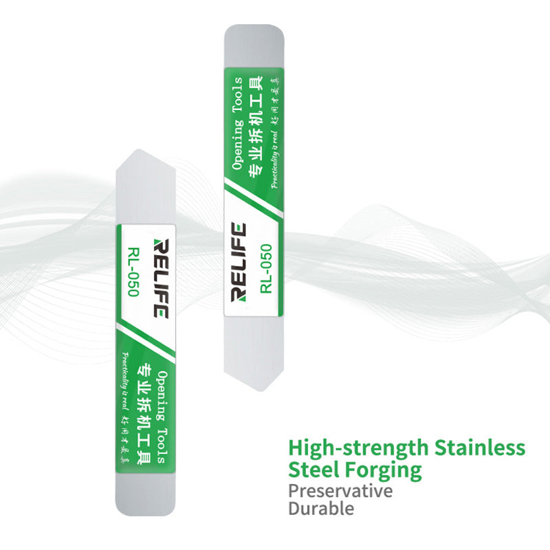 Relife RL-050 Metal Opening Pry Tool Bar Opener Spudger Scraper Knife for Smart Phone Screen