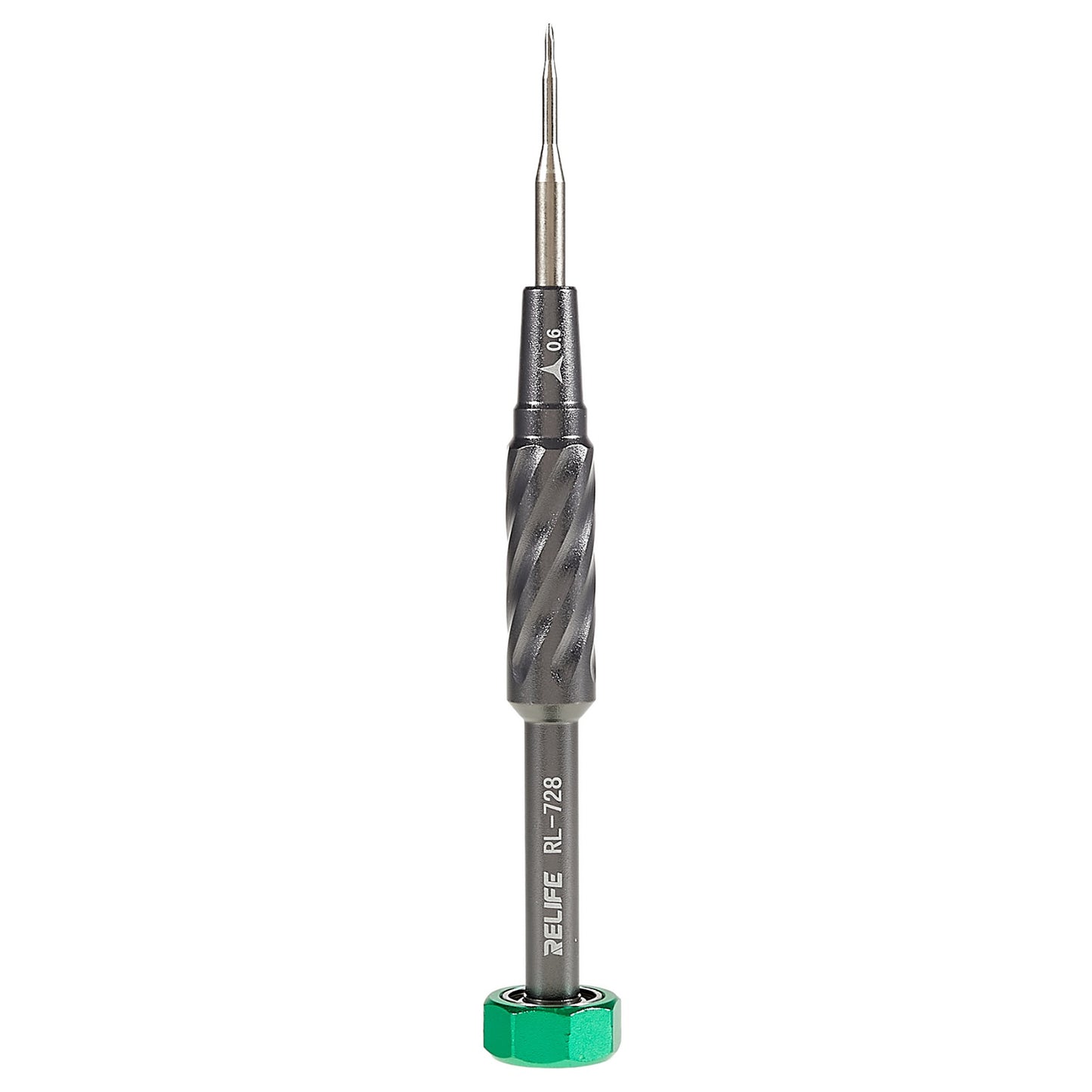 Relife RL-728 S2 Steel Screwdriver Mobile Phone Repair Tool Anti-slip Handheld Screwdriver Strong Magnetic Adsorption - Triangle / 0.6