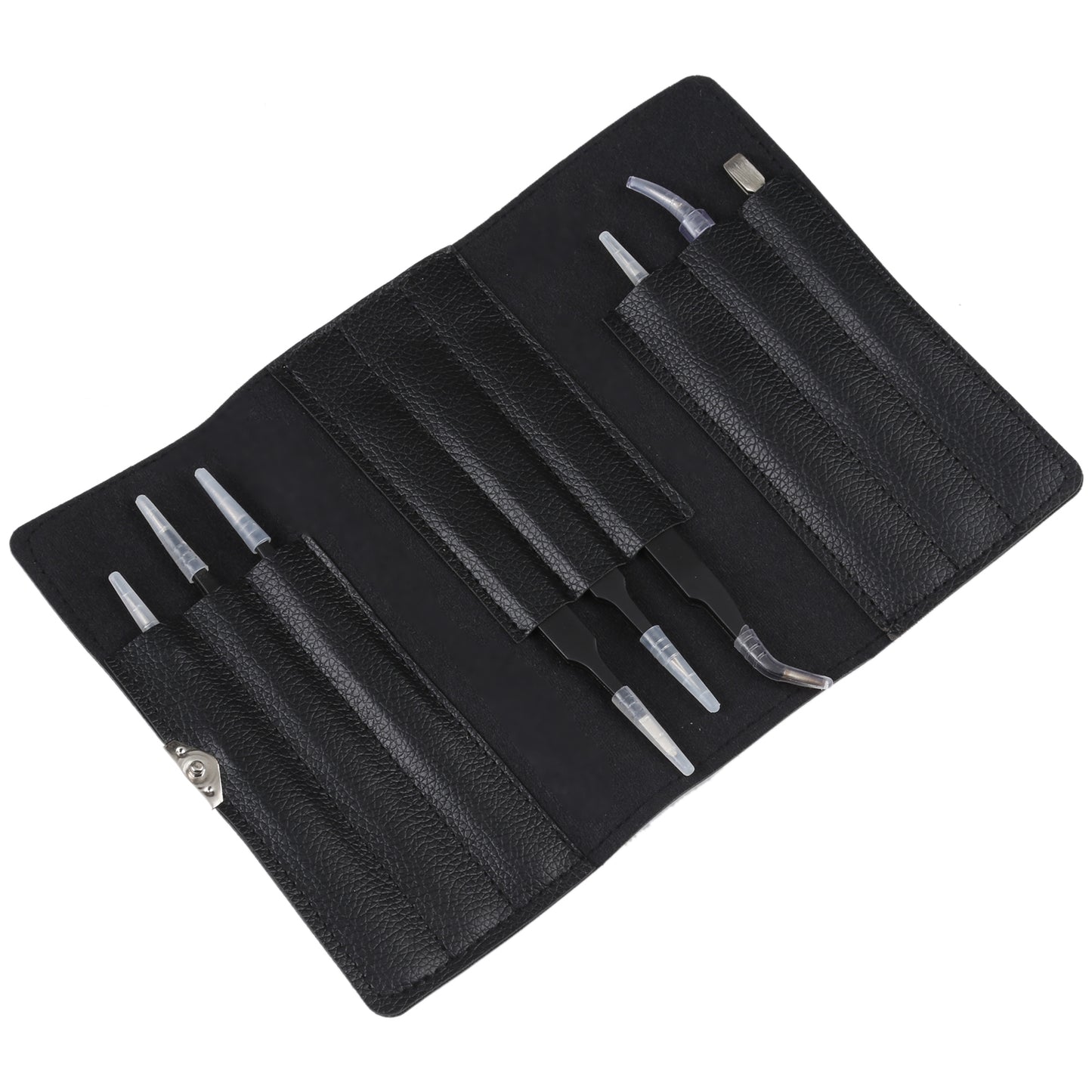 9-in-1 Stainless Steel Fine Tweezers Watch Clock Phone Repair Tools Precision Tweezers Kit