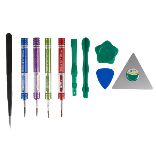 Uniqkart Mobile Phone Repair Screwdriver Set Opening Pry Tool Spudger Tweezers Multifunction Cellphone Repair Kit