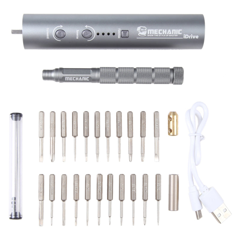 Mechanic Multifunctional Rechargeable Cordless Electric Screwdriver Glue Remover Phone Repair Tool