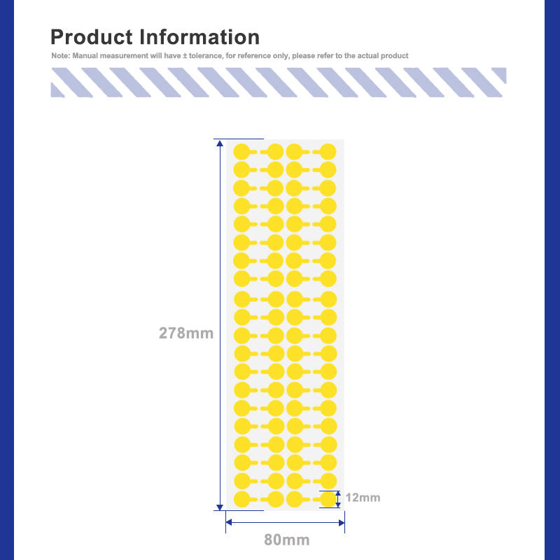 Uniqkart 80Pcs / Sheet 12mm Infrared Dot Matrix Protective Sticker Mobile Phone Camera Repair Decal