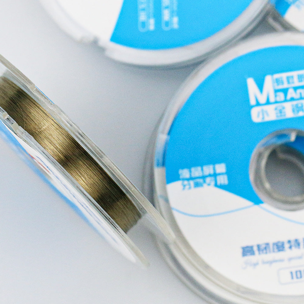 MA ANT 0.05mm x 100m LCD Screen Separation Cutting Wire Phone Repairing High Hardness Tungsten Alloy Steel Wire