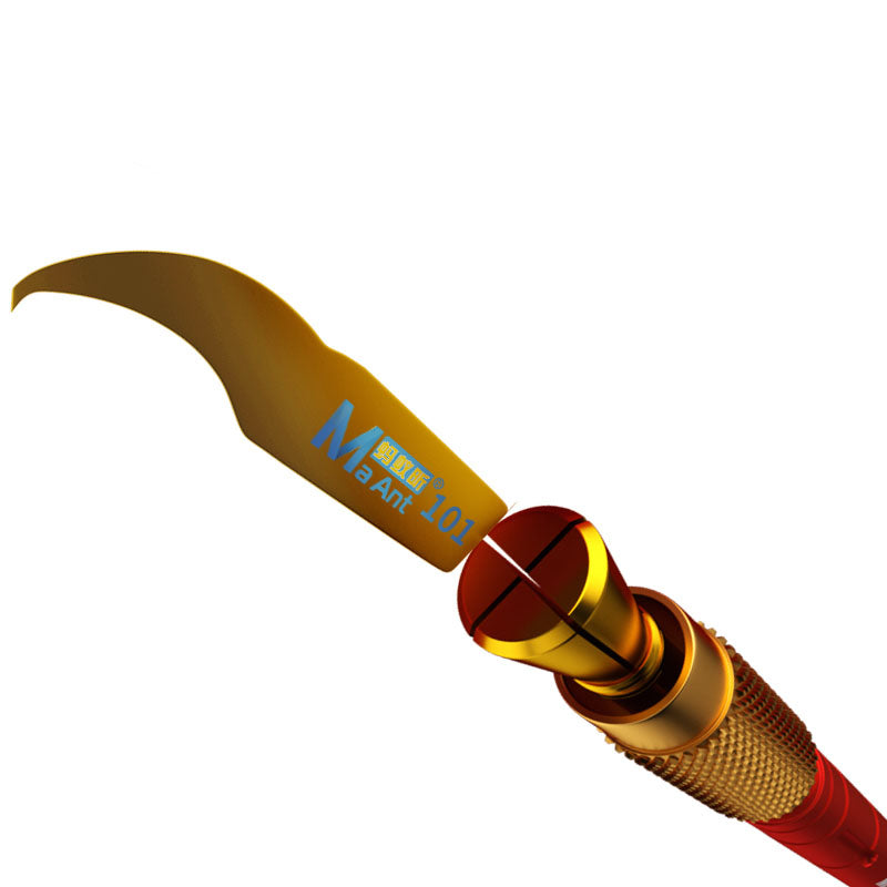 MA ANT MY-101 Multifunctional Tin, Glue Remover Mobile Phone Repair Blade Cutter Set with Handle - Blue