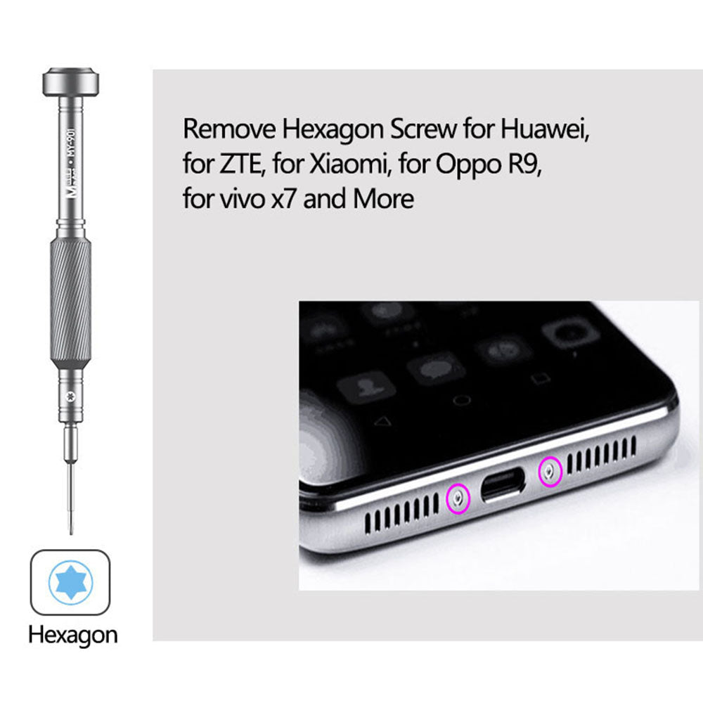 MA ANT Precision Screwdriver Non-slip Magnetic Screw Driver for Mobile Phone Repair Tool - Pentagonal