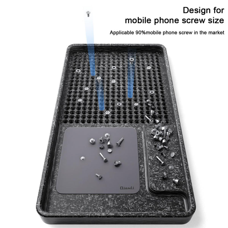 Uniqkart Mobile Phone Screw Special Storage Tray Vertical Correction Precise Magnetic Adsorption Plate