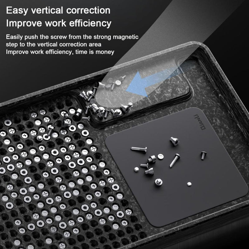 Uniqkart Mobile Phone Screw Special Storage Tray Vertical Correction Precise Magnetic Adsorption Plate