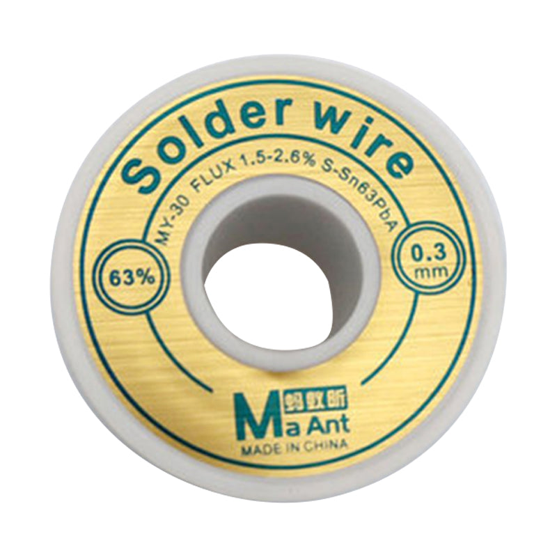 High-purity Solder Wire 63% Tin Content Rosin Core Electrical Soldering Tin Lead Wire - 0.3mm