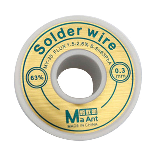 High-purity Solder Wire 63% Tin Content Rosin Core Electrical Soldering Tin Lead Wire - 0.3mm