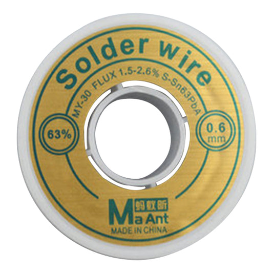 High-purity Solder Wire 63% Tin Content Rosin Core Electrical Soldering Tin Lead Wire - 0.6mm