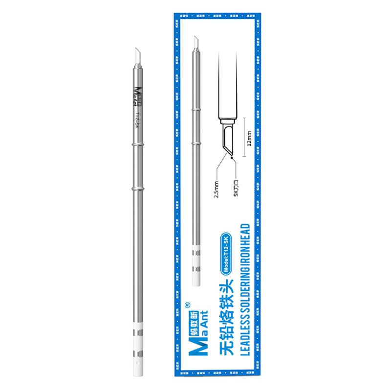 T12 Lead-free Soldering Iron Tip Solder Station Iron Tip Welding Tool - T12-SK