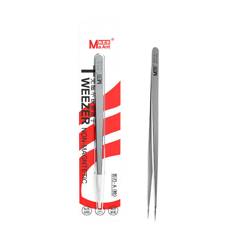 Shadow Blade Series Stainless Steel Fine Tip Tweezers Cellphone Precision Repair Tool - Style K