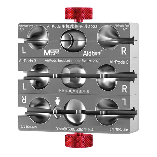 MA ANT P1 For Apple AirPods 1 / 2 / 3 / Pro Disassembly Fixture Aluminum Alloy Earphone Battery Replace Fixing Tool