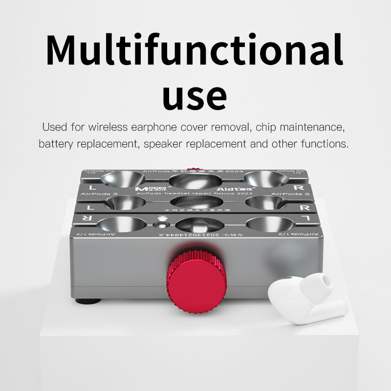 MA ANT P1 For Apple AirPods 1 / 2 / 3 / Pro Disassembly Fixture Aluminum Alloy Earphone Battery Replace Fixing Tool