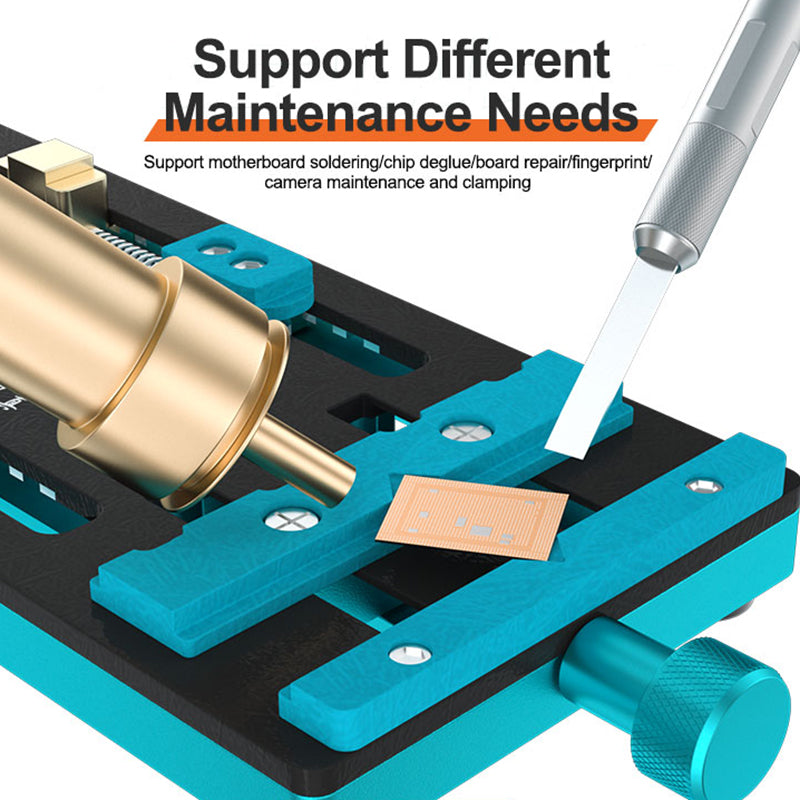 Relife RL-601F Universal Fixture Double-slot Three-axis PCB Removal Mainboard Welding IC Repair Clamping Tool