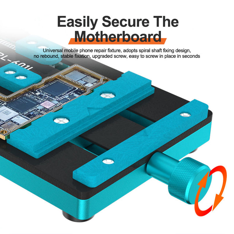 Relife RL-601F Universal Fixture Double-slot Three-axis PCB Removal Mainboard Welding IC Repair Clamping Tool