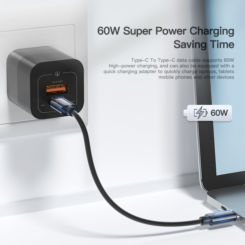 Essager 60W Type C Cable with Micro / Lightning / USB Converter Memory Card Storage Box