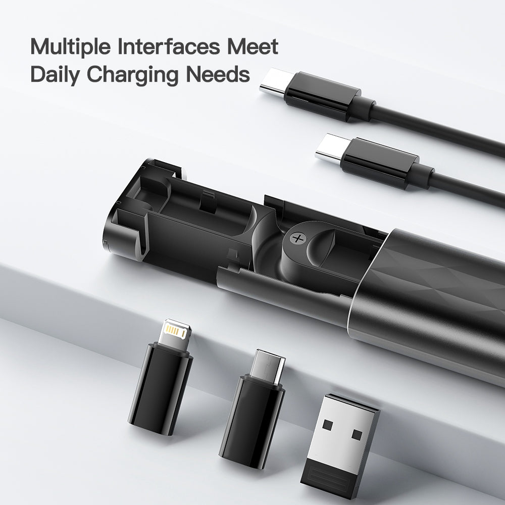Essager 60W Type C Cable with Micro / Lightning / USB Converter Memory Card Storage Box