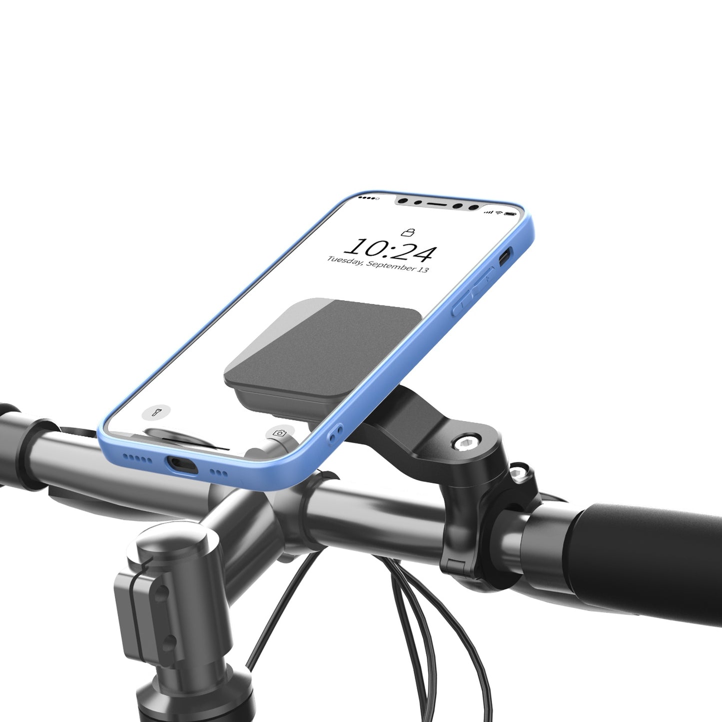 HL-148A Motorcycle Handlebar Phone Holder Universal Magnetic Bicycle Cell Phones Bracket for Convenient GPS