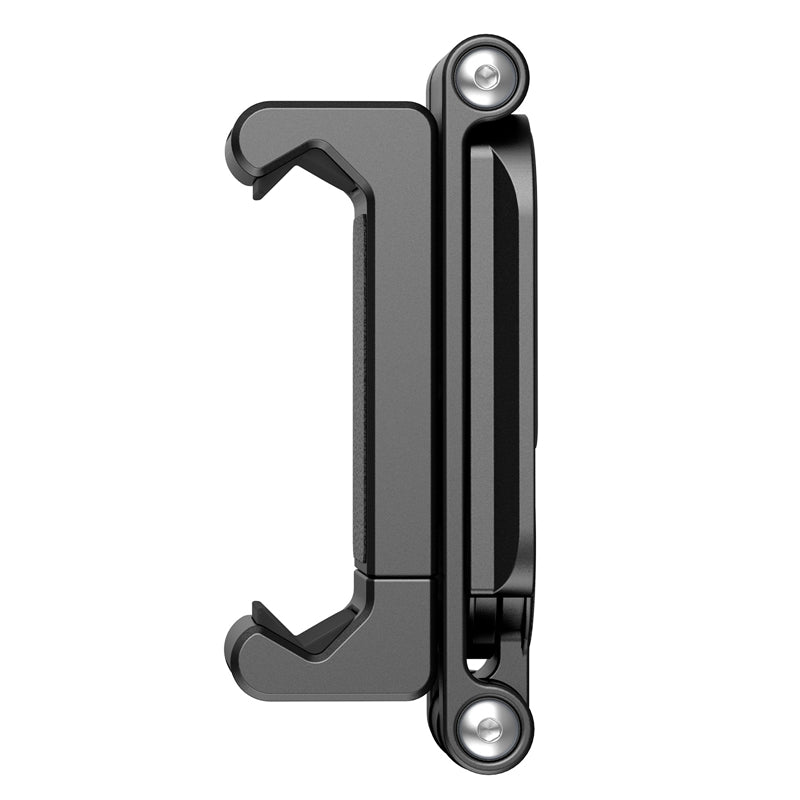 ULANZI 3042 HP004 Metal Foldable Smartphone Holder Mount for Tripod 360 Degree Rotatable with Cold Shoe 1 / 4inch Screw