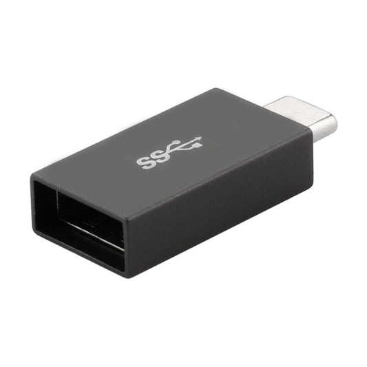 Portable USB-C Male to USB-A Female OTG Connector Adapter - Grey