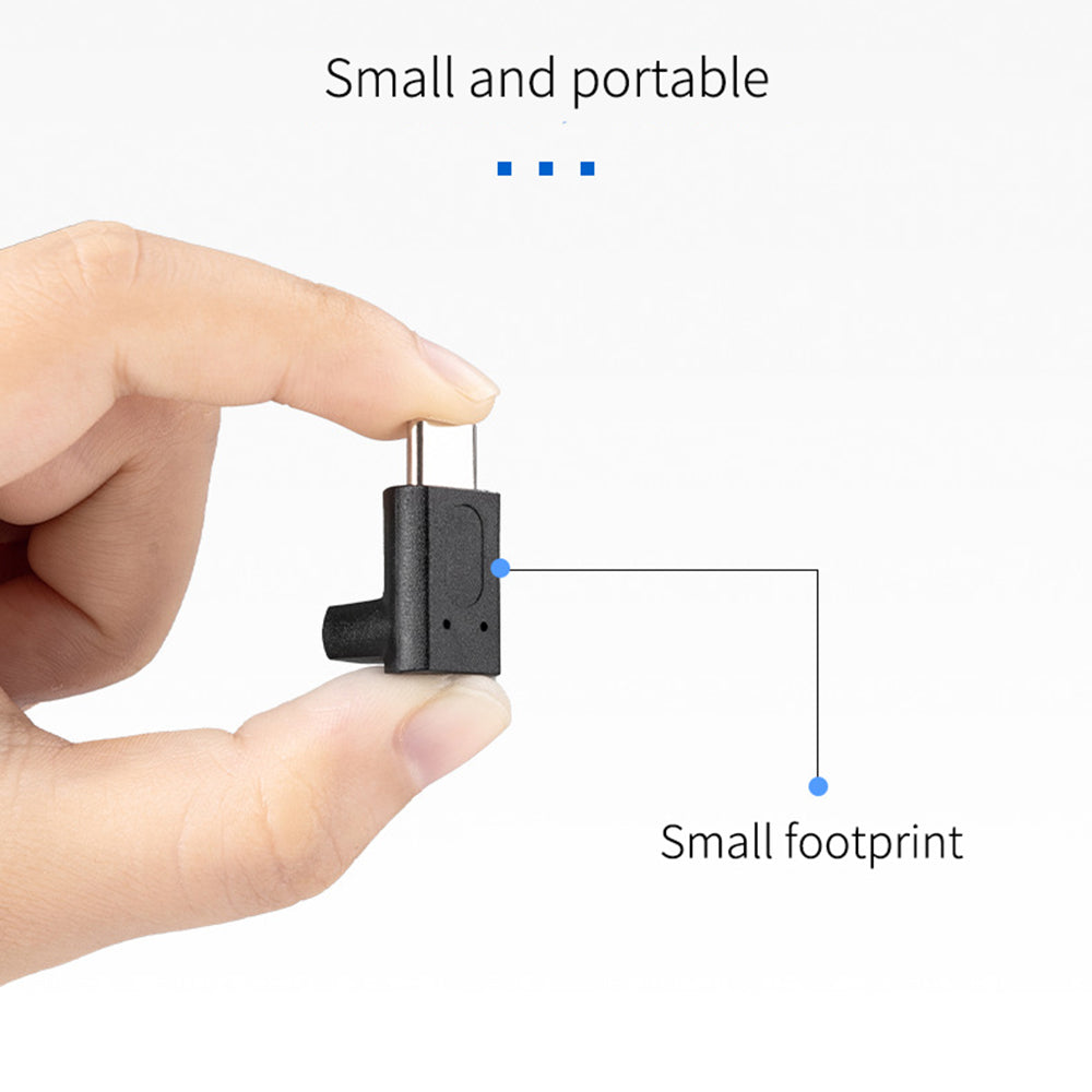 USB3.1 Type-C Male to Female 90 Degree Elbow Adapter High-Speed Data Sync Converter Support PD Fast Charge