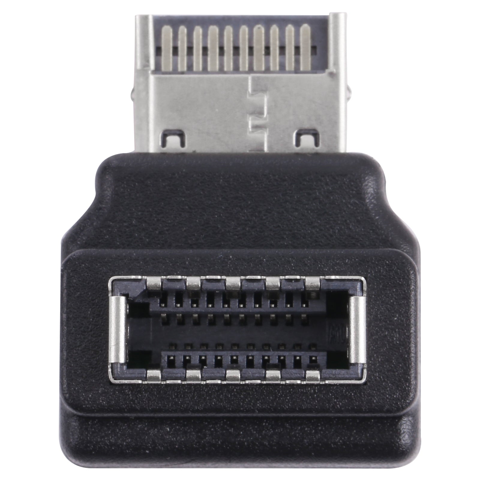 Type E Female to Male Adapter 90 Degree Converter PC Motherboard Extender